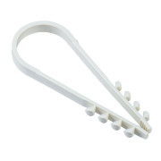 Дюбель-хомут 19-25мм для круглого кабеля нейлон бел. (уп.25шт) IEK UDH13-19-25-025-K01