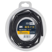 Трубка термоусадочная ТТУ нг-LS 5/2.5 черн. (уп.2м) IEK UDR12-005-D25-002-K02-T