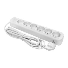 Удлинитель с сетевым фильтром 6х5м с заземл. 16А IP20 Блокбастер XL 3.2кВт ПВС 3х1 с выкл. PROxima EKF UFA16-310-6-05