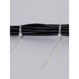 Хомут кабельный 2.5х150 нейл. бел. (уп.100шт) IEK UHH31-D025-150-100