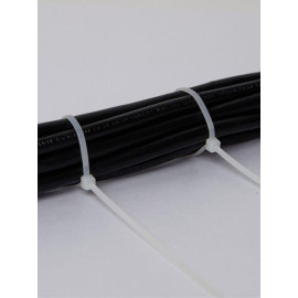 Хомут кабельный 2.5х250 нейл. бел. (уп.100шт) IEK UHH31-D025-250-100