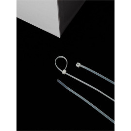 Хомут кабельный 3.6х200 нейл. бел. (уп.100шт) IEK UHH31-D036-200-100