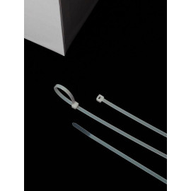 Хомут кабельный 3.6х300 нейл. бел. (уп.100шт) IEK UHH31-D036-300-100