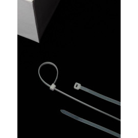 Хомут кабельный 4.8х300 нейл. бел. (уп.100шт) IEK UHH31-D048-300-100