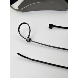 Хомут кабельный 4.8х300 нейл. черн. (уп.100шт) IEK UHH32-D048-300-100