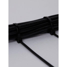 Хомут кабельный 4.8х300 нейл. черн. (уп.100шт) IEK UHH32-D048-300-100