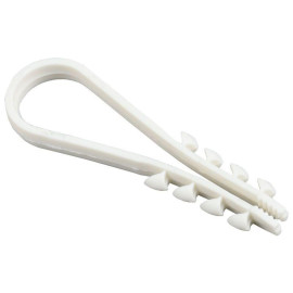 Дюбель-хомут 11-18мм для круглого кабеля нейлон бел. (уп.100шт) IEK UHH35-11-18-100