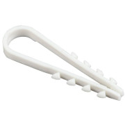 Дюбель-хомут 5-10мм для круглого кабеля нейлон бел. (уп.100шт) IEK UHH35-5-10-100