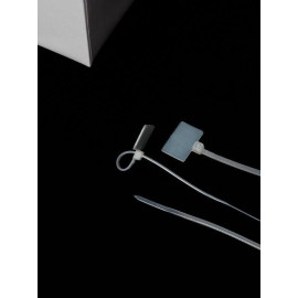 Хомут кабельный ХП1 2.5х110 нейл. бел. с таб. 20х13 (уп.100шт) IEK UHH61-3-110-100