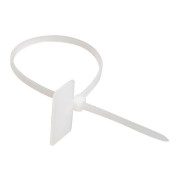 Хомут кабельный ХП1 3х200 бел. с таб. 25х15 (уп.100шт) IEK UHH61-3-200-100