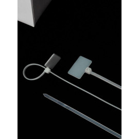 Хомут кабельный ХП1 3х200 бел. с таб. 25х15 (уп.100шт) IEK UHH61-3-200-100