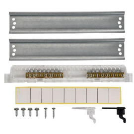 Корпус ЩРН-П-18 UNION Compact IP41 черн. прозр. дверь пластик. IEK UIC-KP12-N-18-41-K01