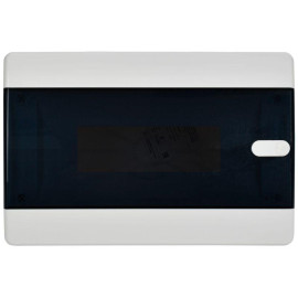 Корпус ЩРВ-П-12 UNION Compact IP41 черн. прозр. дверь пластик. IEK UIC-KP12-V-12-41-K01