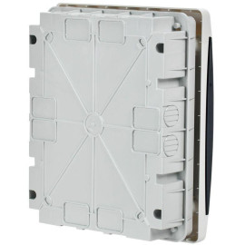 Корпус ЩРВ-П-18 UNION Compact IP41 черн. прозр. дверь пластик. IEK UIC-KP12-V-18-41-K01