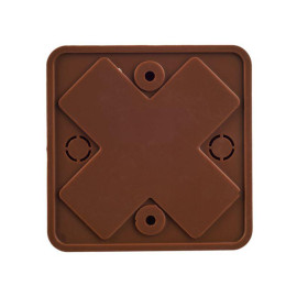 Коробка распаячная ОП 75х75х20 IP20 КМ41212-05 (6 клем. 6кв.мм) дуб IEK UKO10-075-075-020-K24