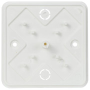 Коробка распаячная ОП КМ 75х75х28 бел. IEK UKO10-075-075-028-K01-E