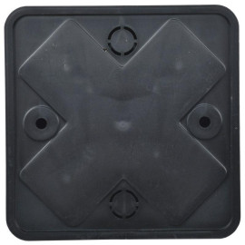 Коробка распаячная ОП 75х75х28 черн. IEK UKO10-075-075-028-K02-E