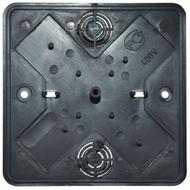 Коробка распаячная ОП 100х100х29 черн. IEK UKO10-100-100-029-K02-E