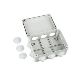 Коробка распаячная ОП 150х110х70 IP55 KM41242 (10 каб.ввод.) IEK UKO10-150-110-070-K41-55