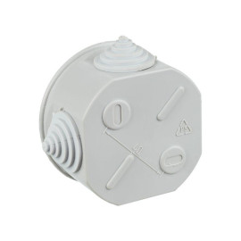 Коробка распаячная ОП 75х40 IP44 KM41237 (4 каб.ввод.) IEK UKO11-075-040-000-K41-44