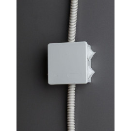 Коробка распаячная ОП 85х85х40 IP44 KM41235 (6 каб.ввод.) IEK UKO11-085-085-040-K41-44