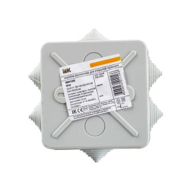 Коробка распаячная ОП 100х100х50 IP44 КМ41255 IEK UKOZ11-100-100-050-K41-44