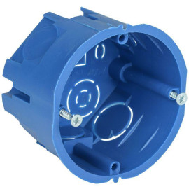 Коробка установочная С3 d68x45 для твердых стен (с саморезами) GENERICA UKT10-068-045-000-A-N-UO