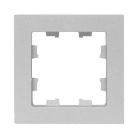 Рамка 1-м Эпика пластик алюм. EKF UP1-FPA-01