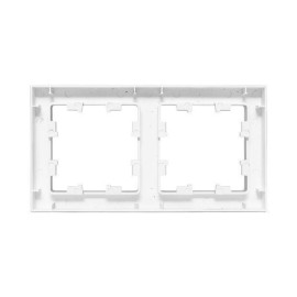 Рамка 2-м Эпика пластик алюм. EKF UP1-FPA-02