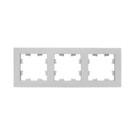 Рамка 3-м Эпика пластик алюм. EKF UP1-FPA-03