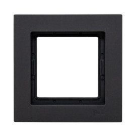 Рамка 1-м Эпика IP44 пластик черн. EKF UP1-FPB-01-44