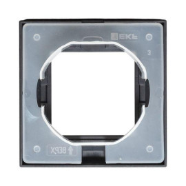 Рамка 1-м Эпика IP44 пластик черн. EKF UP1-FPB-01-44