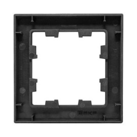 Рамка 1-м Эпика пластик черн. EKF UP1-FPB-01