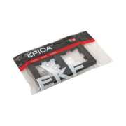 Рамка 2-м Эпика пластик черн. EKF UP1-FPB-02