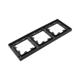 Рамка 3-м Эпика пластик черн. EKF UP1-FPB-03