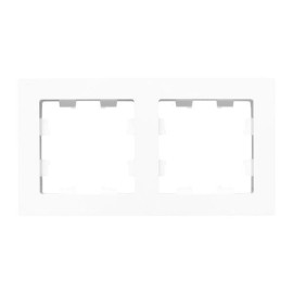 Рамка 2-м Эпика пластик бел. EKF UP1-FPW-02