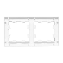 Рамка 2-м Эпика пластик бел. EKF UP1-FPW-02