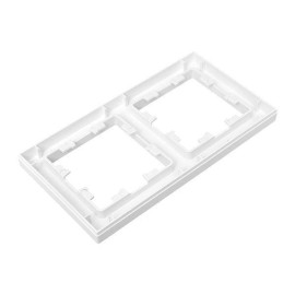 Рамка 2-м Эпика пластик бел. EKF UP1-FPW-02