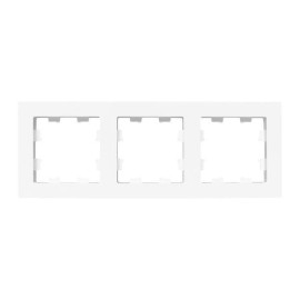Рамка 3-м Эпика пластик бел. EKF UP1-FPW-03