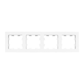 Рамка 4-м Эпика пластик бел. EKF UP1-FPW-04