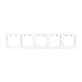 Рамка 5-м Эпика пластик бел. EKF UP1-FPW-05