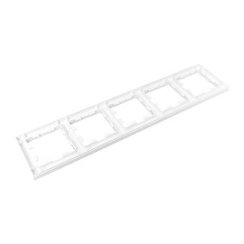 Рамка 5-м Эпика пластик бел. EKF UP1-FPW-05