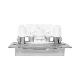 Розетка СП Эпика 16А без заземл. без шторок механизм алюм. EKF UP1-SOA-100