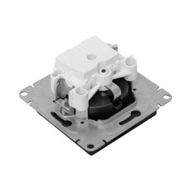 Розетка СП Эпика 16А IP44 с заземл. защ. шторки с крышкой механизм черн. EKF UP1-SOB-111-44