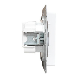 Розетка СП Эпика 16А без заземл. без шторок механизм бел. EKF UP1-SOW-100