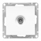 Розетка телевизионная оконечная TV СП Эпика механизм бел. EKF UP1-SOW-TV-3