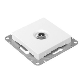 Розетка телевизионная оконечная TV СП Эпика механизм бел. EKF UP1-SOW-TV-3