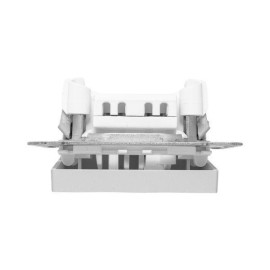 Выключатель 1-кл. СП Эпика с подсветкой механизм алюм. EKF UP1-SWA-14