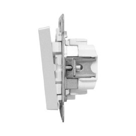 Выключатель 2-кл. СП Эпика с подсветкой механизм алюм. EKF UP1-SWA-24