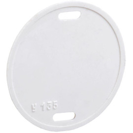 Бирка кабельная маркировочная У-135 55мм (круг) IEK UZMA-BIK-Y135-R